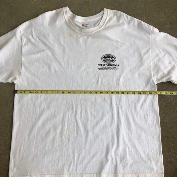 Hog West Virginia State Rally 2005 2XL White Tee - Picture 5 of 13